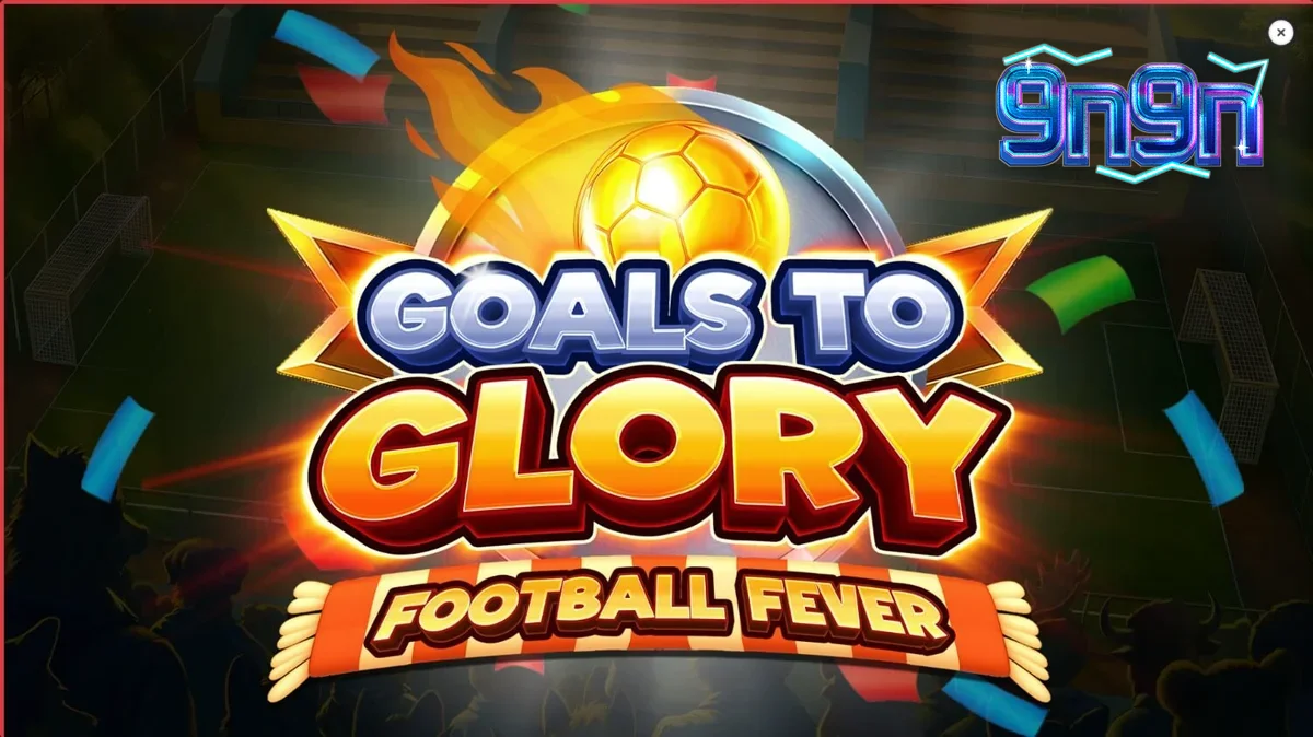 Tampilan visual slot Goals to Glory Football Fever dengan karakter hewan atlet